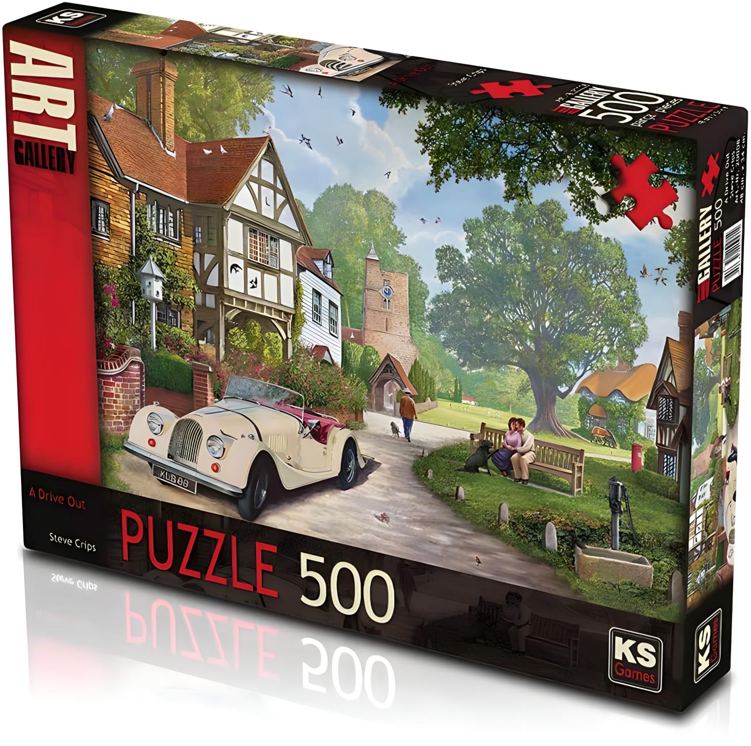 KS GAMES A DRIVE OUT 500 PARCA PUZZLE Diğer KS 20008