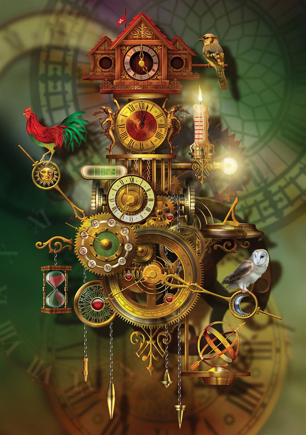 KS 1500 PARCA PUZZLE ITS ABOUT TIME Diğer KS 22002