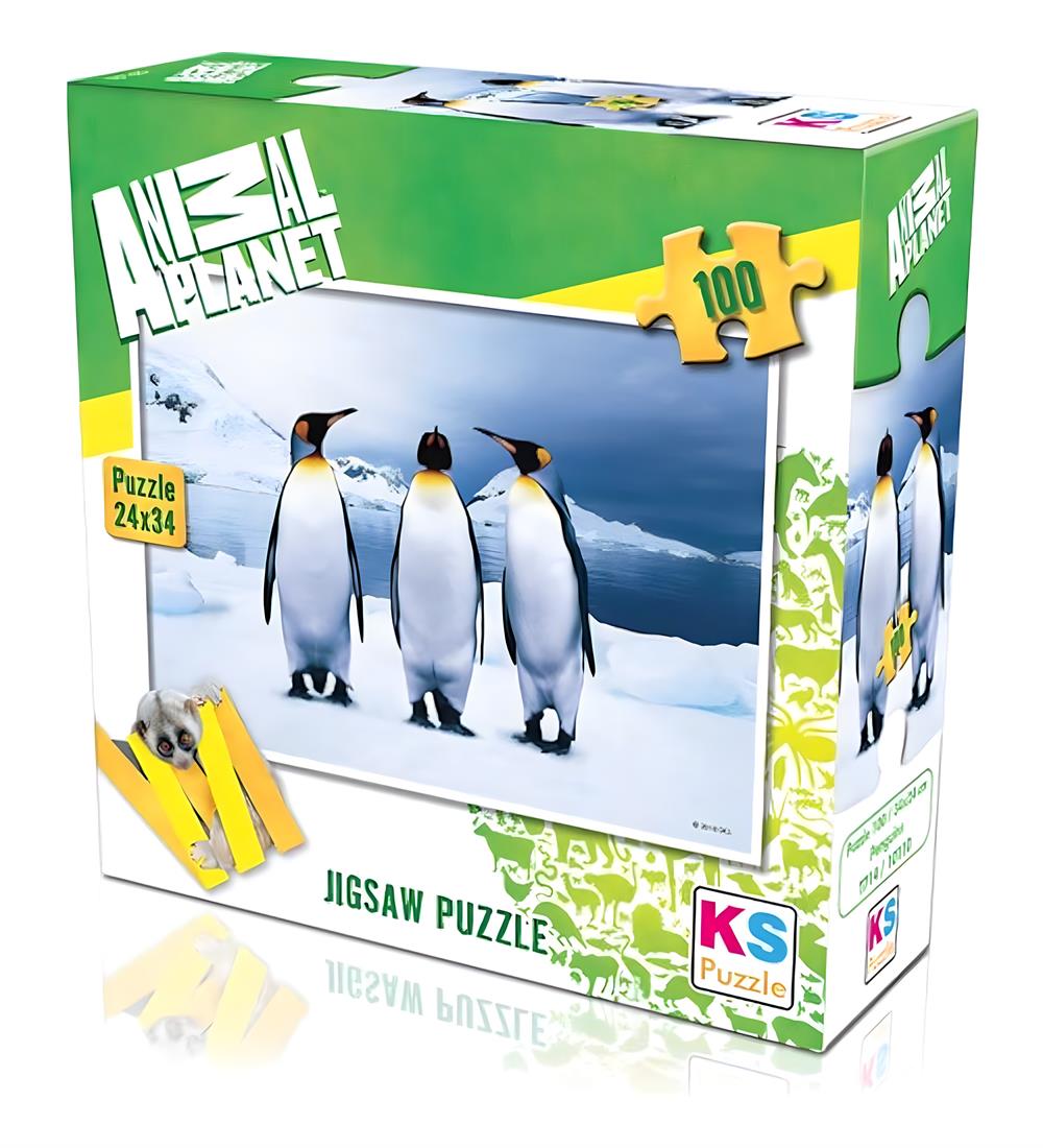 KS PUZZLE PENGUEN PUZZLE 100 PARCA Diğer KS251