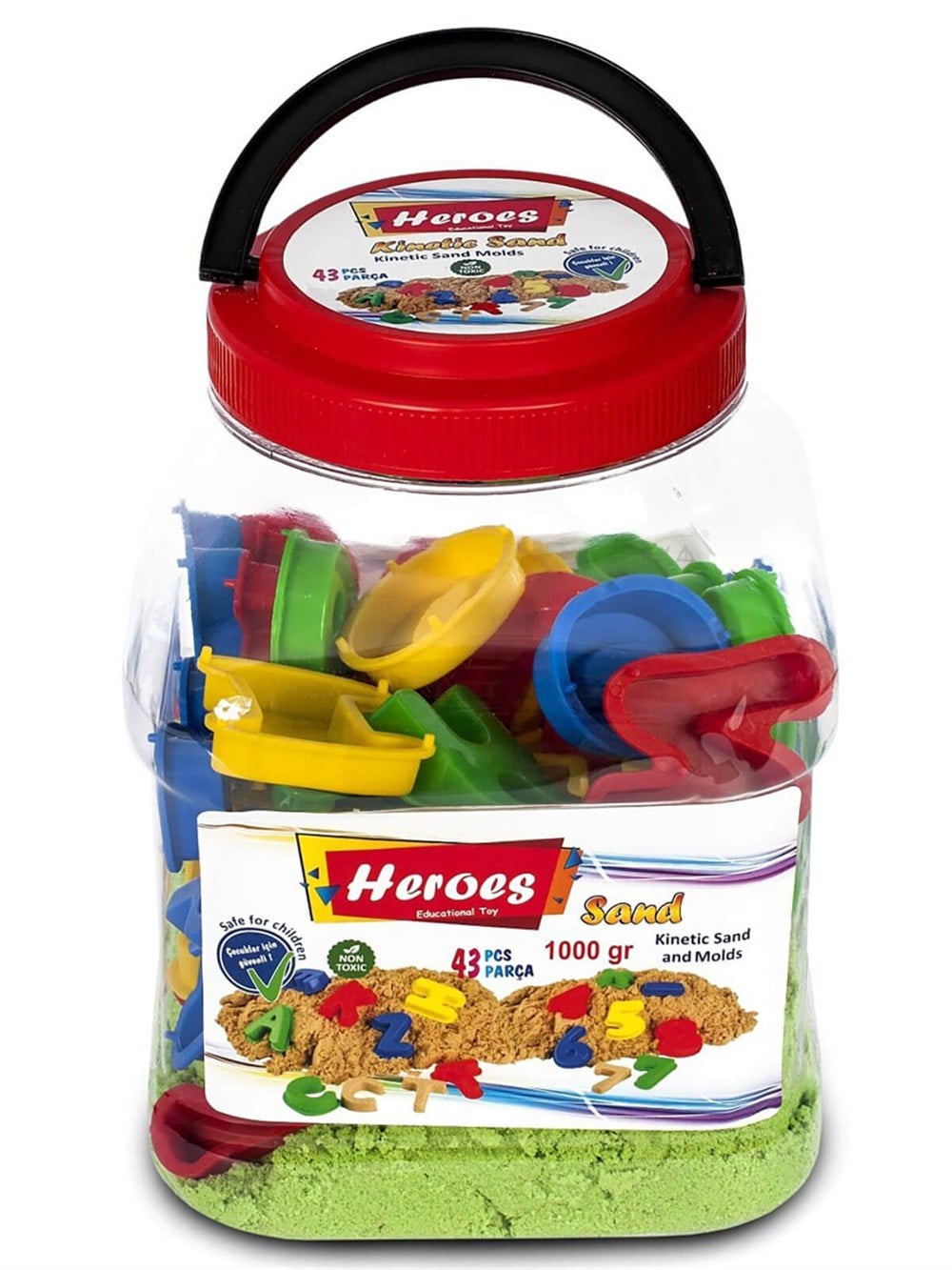 Heroes Kinetik Kum 1000 Gr Harf Ve Rakamlar Diğer KUM 024