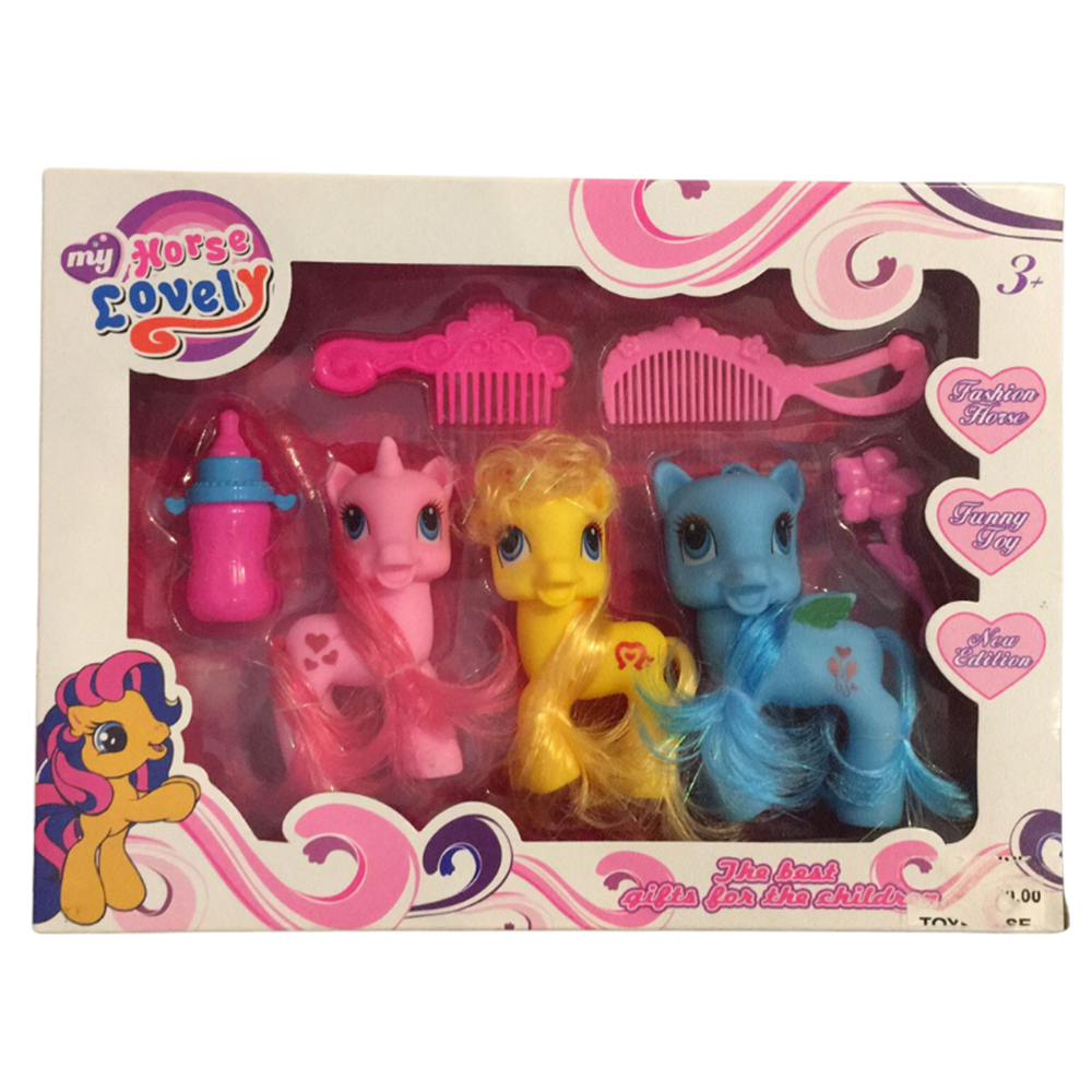 Aksesuarlı 3'lü Pony Diğer KZL 105 5