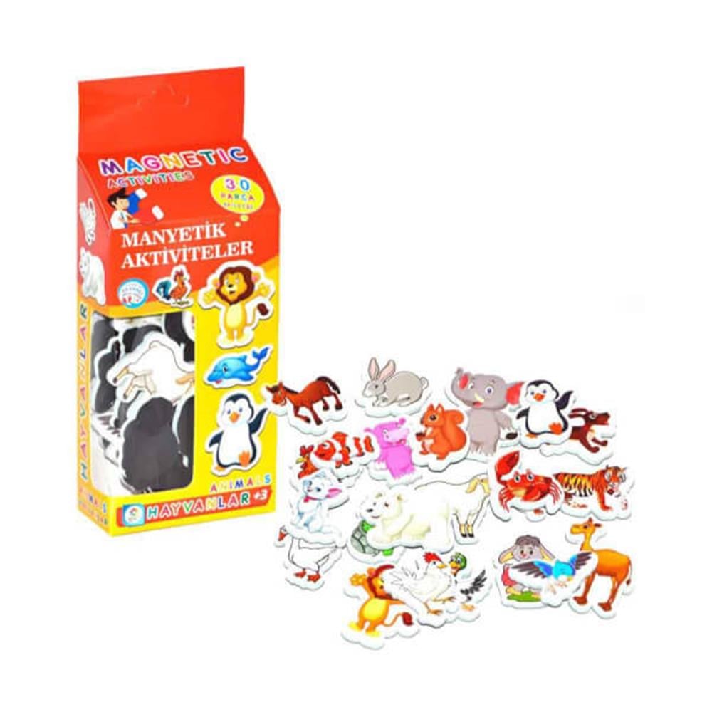 Laço Kids Manyetik Aktiviteler Hayvanlar 30 Parça Diğer LC7151