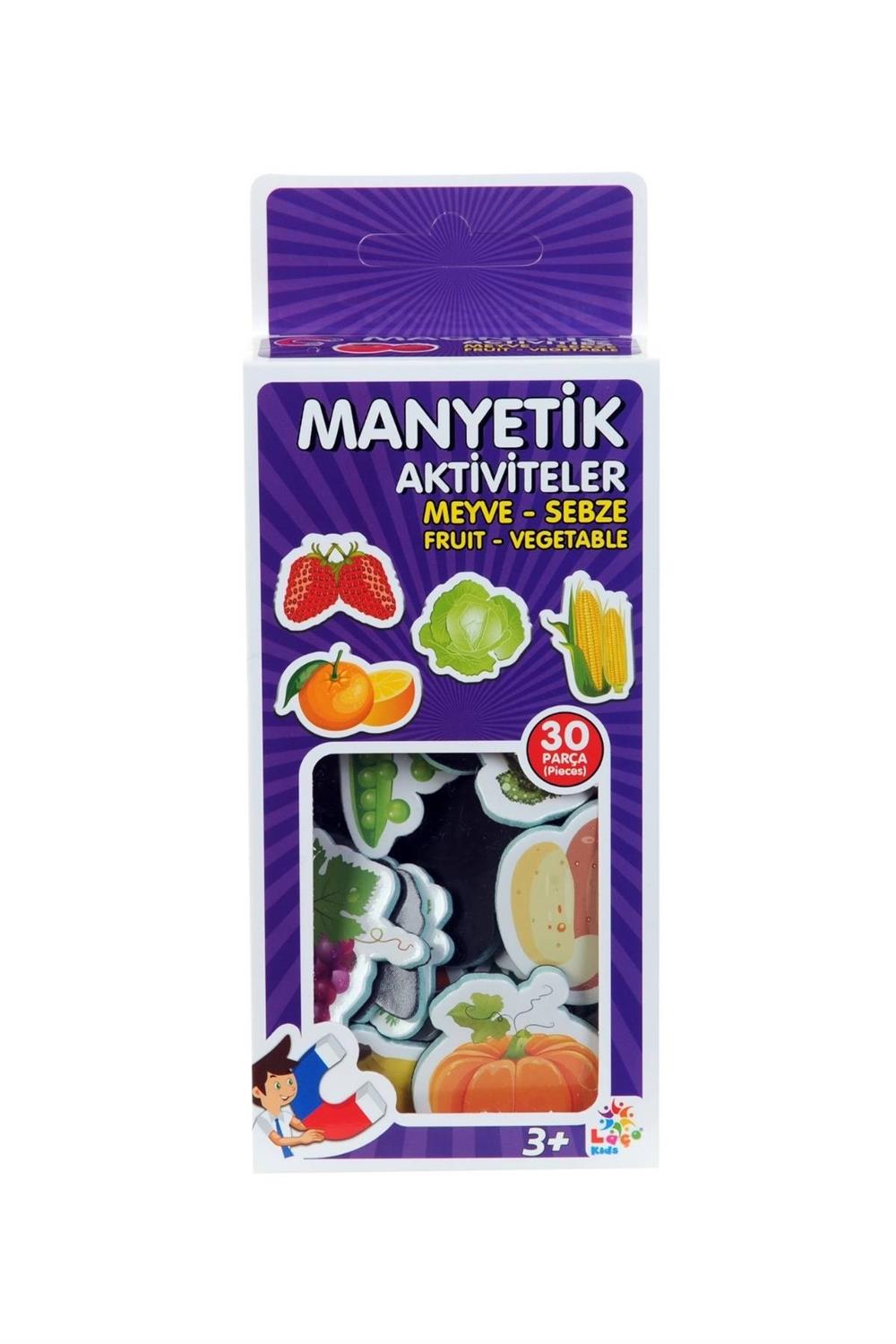 Laço Kids Manyetik Aktiviteler Sebze 30 Parça Diğer LC7153