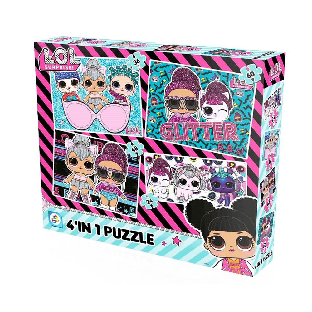 LOL 4IN1 Puzzle Çocuk Puzzle Diğer LOL7627