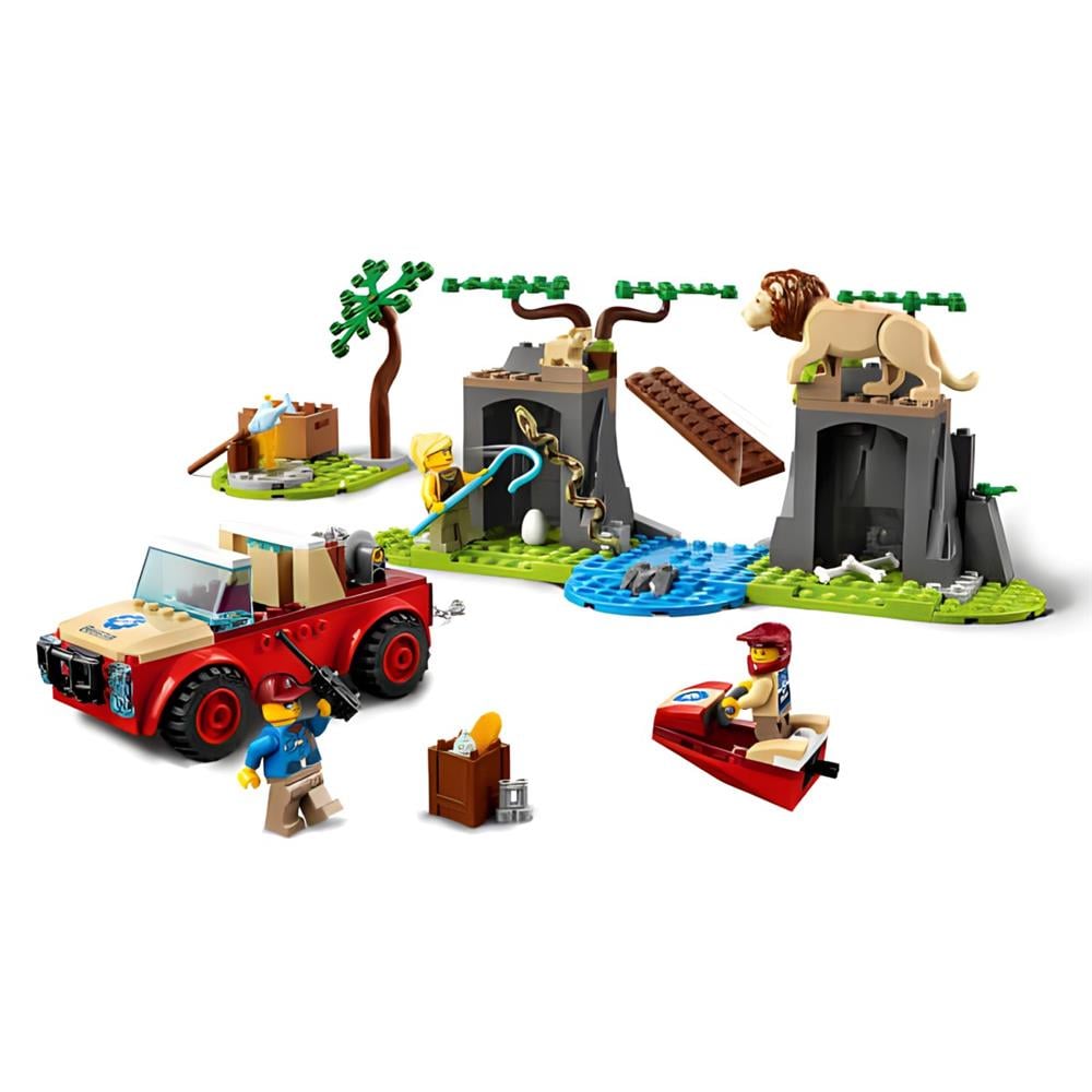 Lego City Vahşi Hayvan Kurtarma Jipi 60301