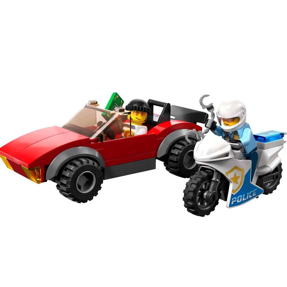 LEGO CITY POLIS MOTOSIKLETI ARABA TAKBI 60392 Diğer LSC60392