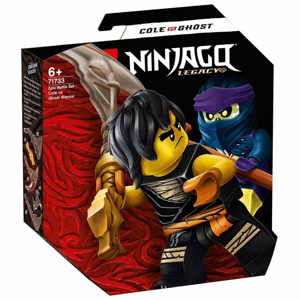 LEGO NINJAGO EFSANEVI SAVAS SETI - COLE ILE HAYALET SAVASCI 71733 Diğer LSL 71733