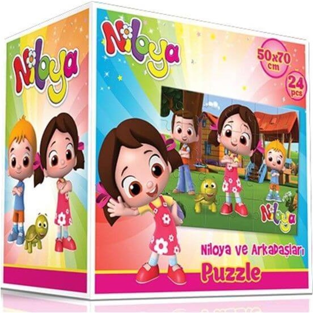 Mega Yer Puzzle Niloya Ve Arkadaşı 24 Parça Diğer MGA N