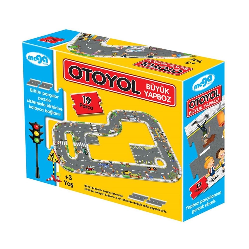 Büyük Parçalı Otoyol Puzzle 19 Diğer MGA01032
