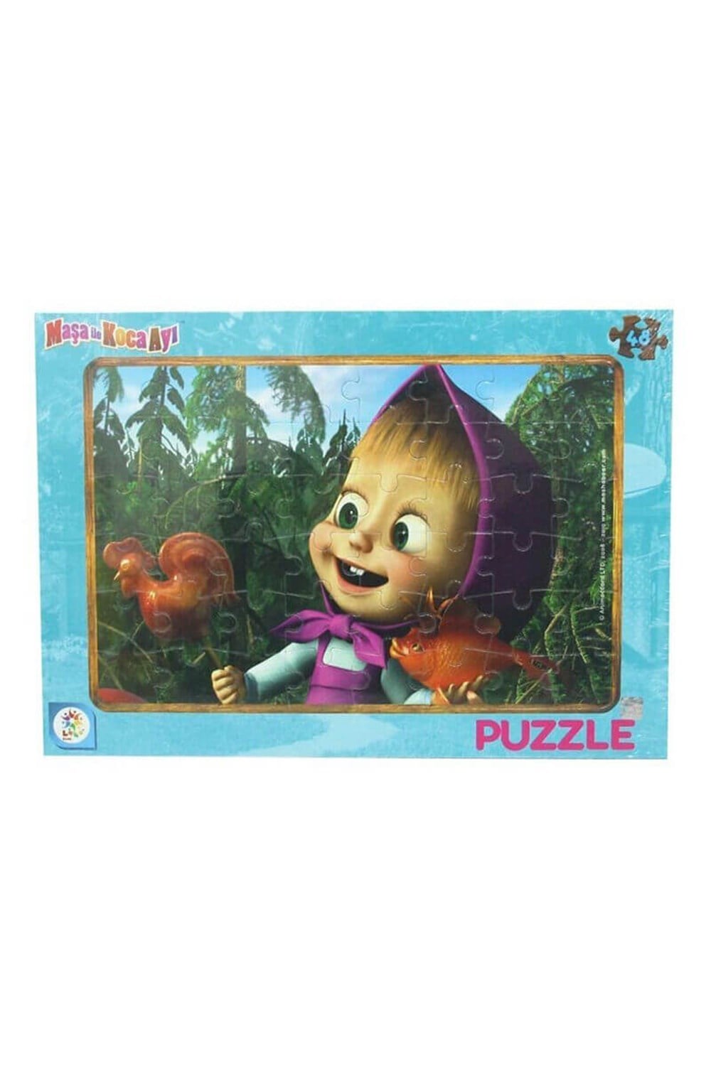 24 Parça Çocuk Puzzle Masha Diğer MS7538