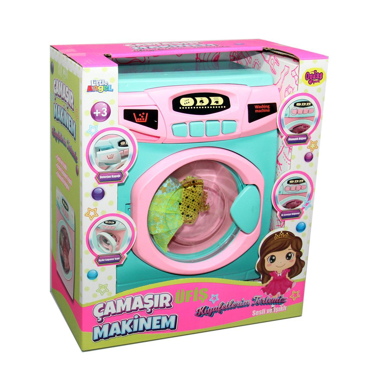 Sesli ve Işıklı Pilli Çamaşır Makinesi 02608 Diğer OYD 02608