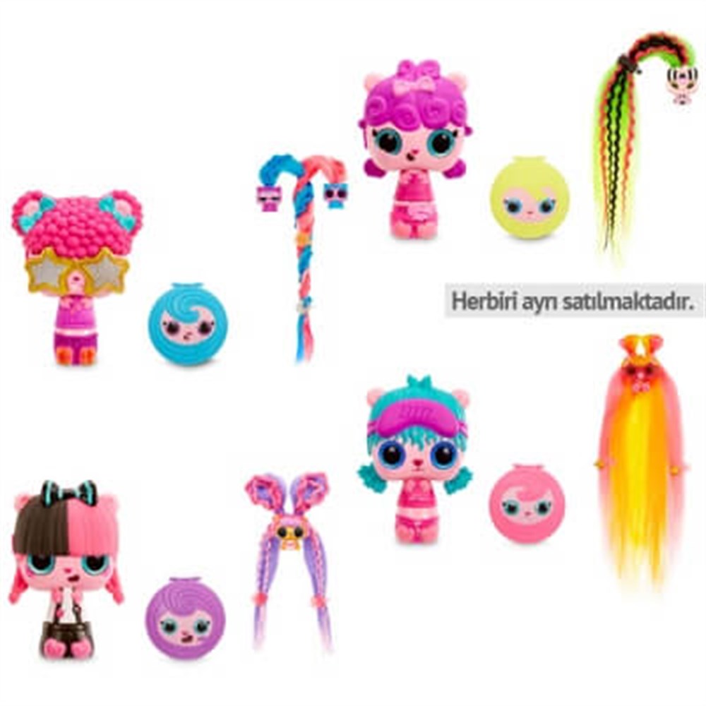 Pop Pop Fırlayan Saçlar 3U 1 Arada Ppa01000 Diğer PPA01000