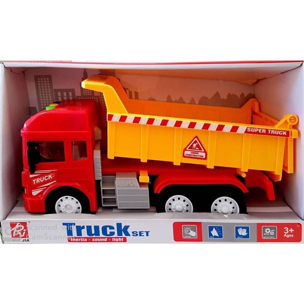 Kutulu Sesli Işıklı Kamyon RJ6672 Diğer RJ6672