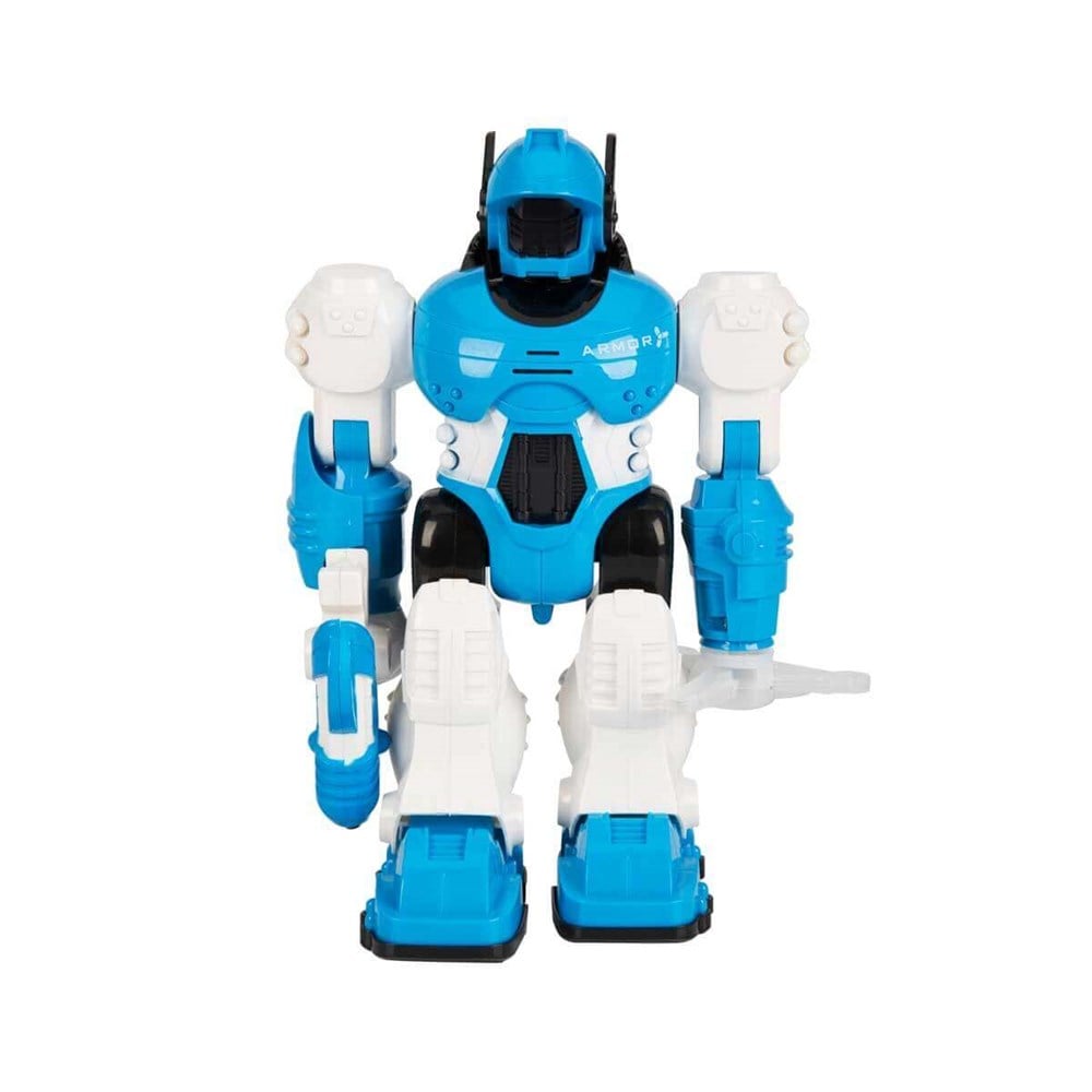 STORM BRAVE YURUYEN SESLI ISIKLI 25 CM ROBOT MAVI Diğer S00002389 M