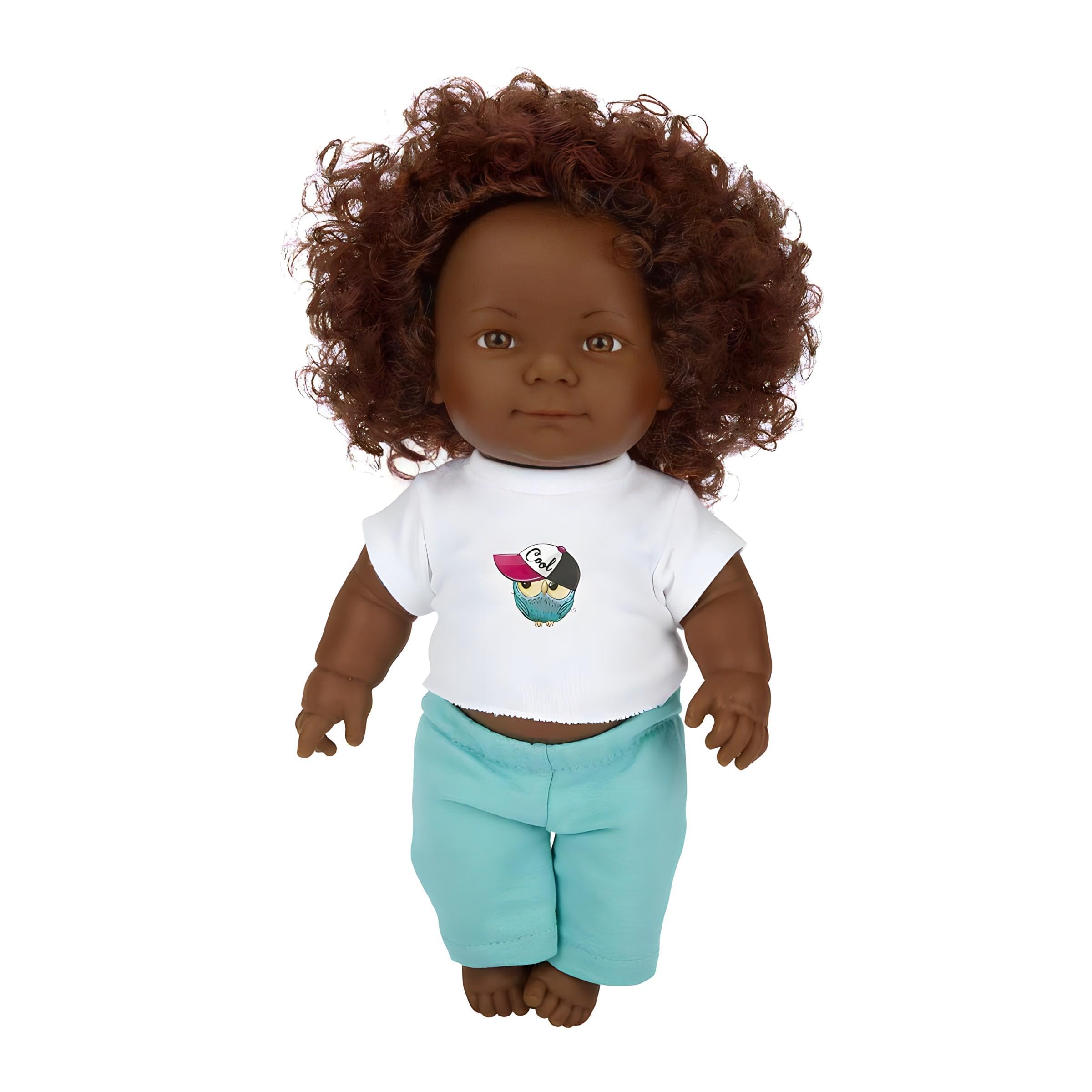 DADA BEBEK KIVIRCIK SACLI 35 CM YESIL ESOFMAN Diğer S00003530 M