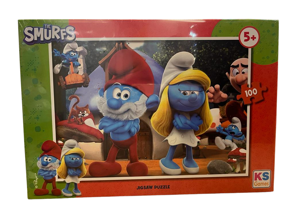 Şirinler 100 Parça Puzzle Diğer SMR 714