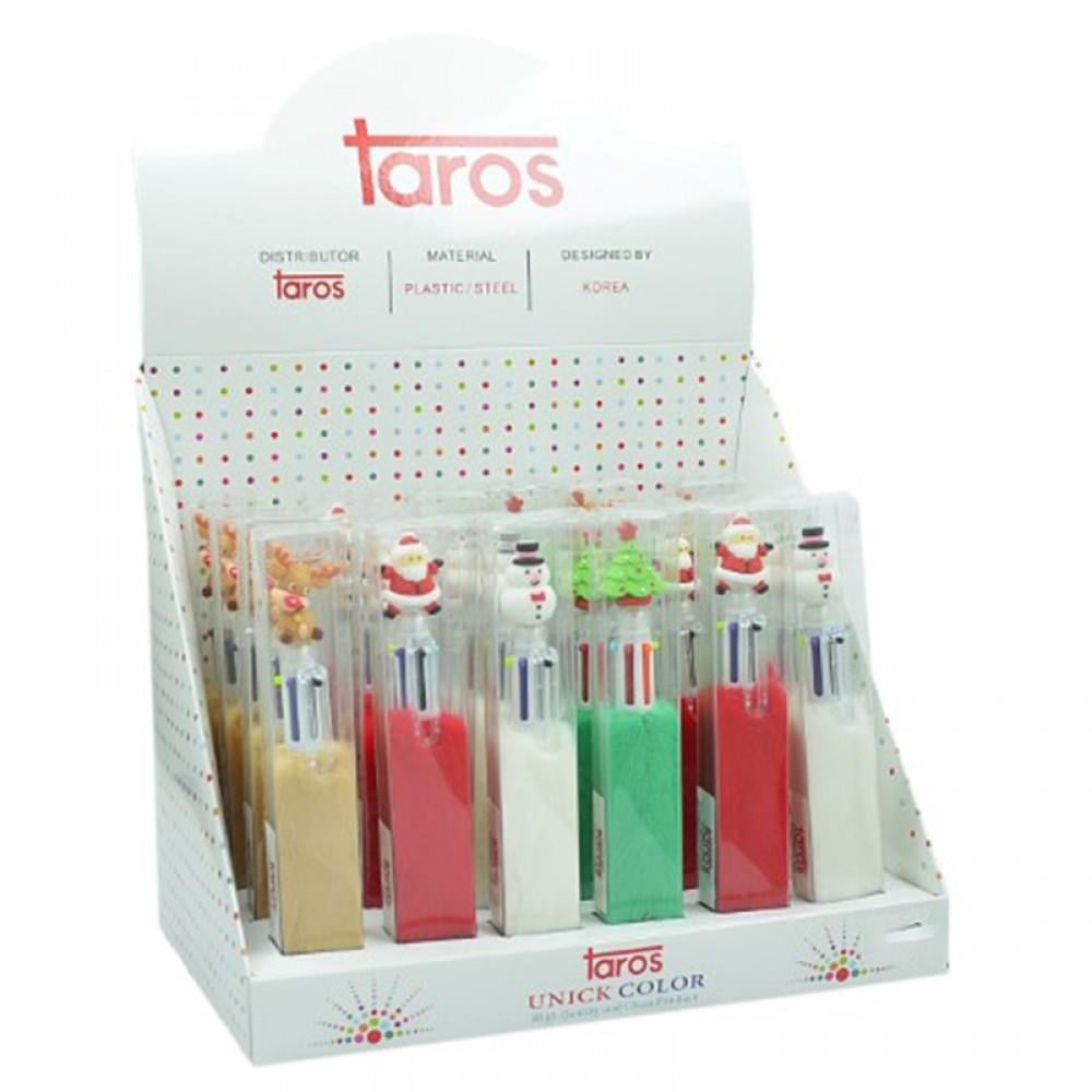 TAROS UNICK COLOR PVC KUTU YILBASI 6 RENK TUKENMEZ KALEM Diğer TAROS7224