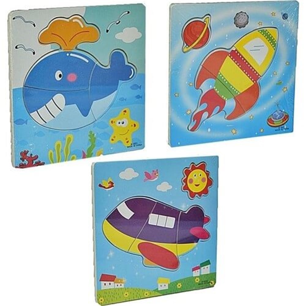 4 PARCA KUCUK BOY AHSAP PUZZLE Diğer TT1434