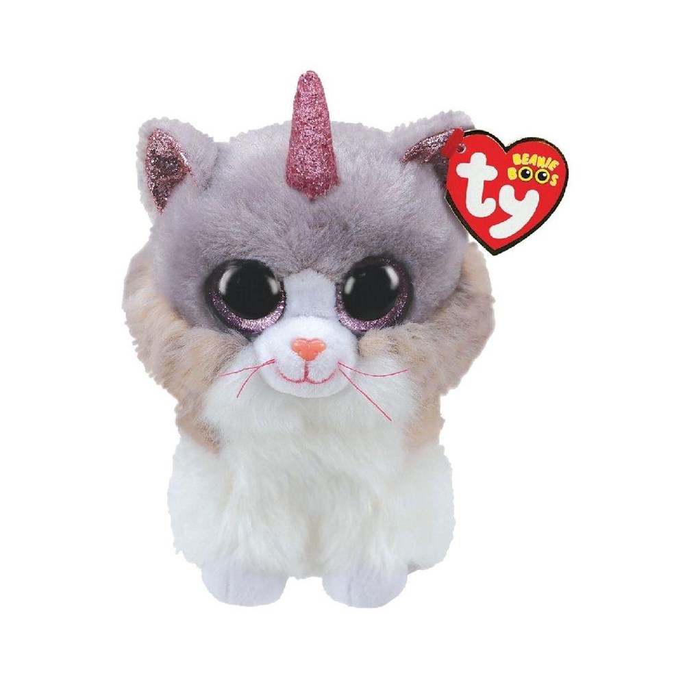 Ty Beanie Boos Asher Boynuzlu Kedi 15 cm. Diğer TY36306