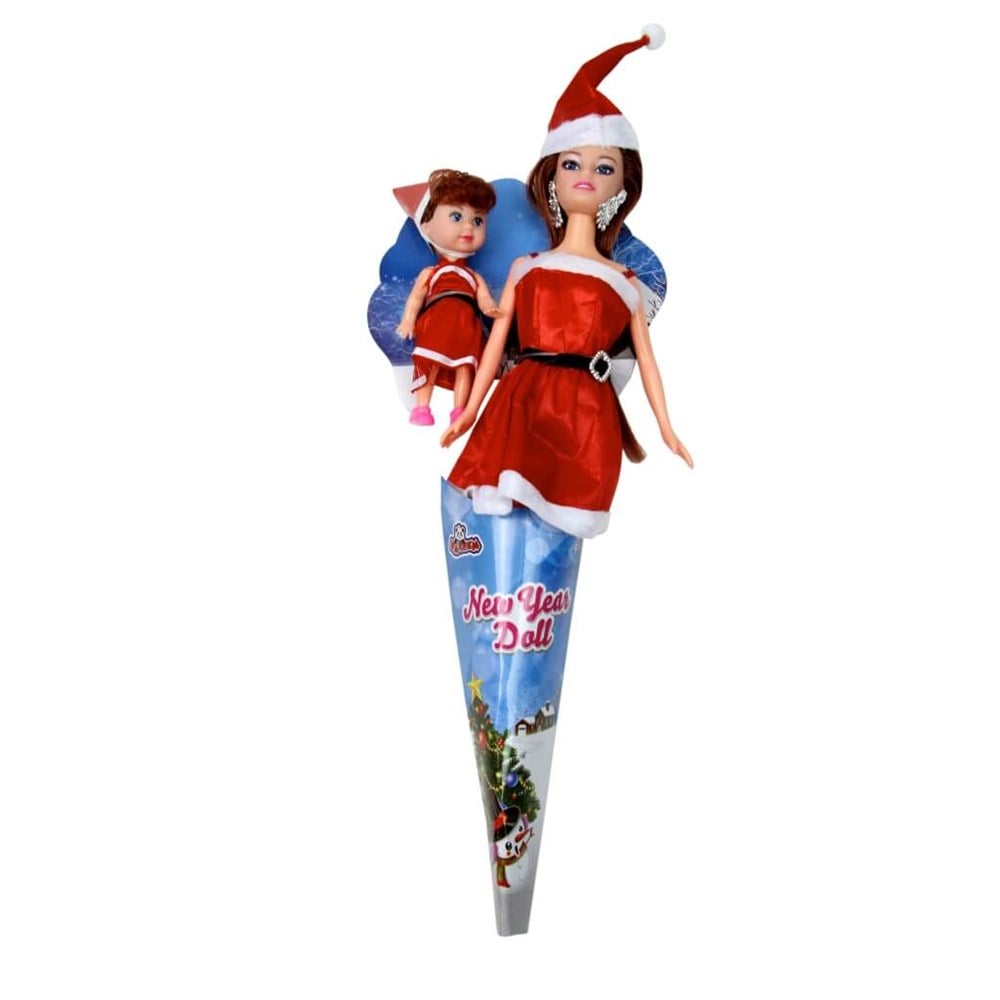 Külahlı Anne Ve Kızı Bebek Parti Bebekleri Diğer WG 11425