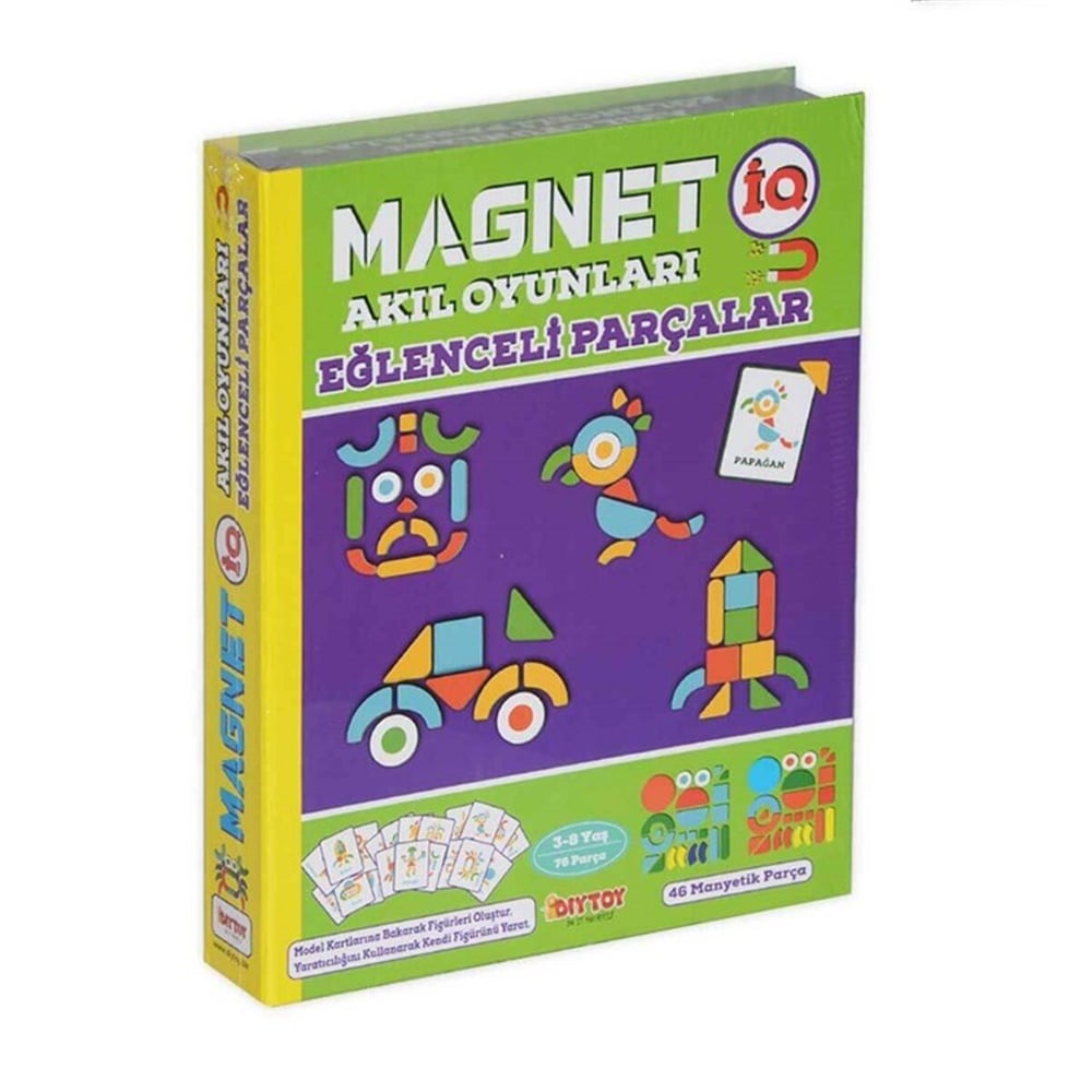 Diy Toy Manyetik Magnet Akıl Oyunları Eğlenceli Parçalar Diytoy IQ1543