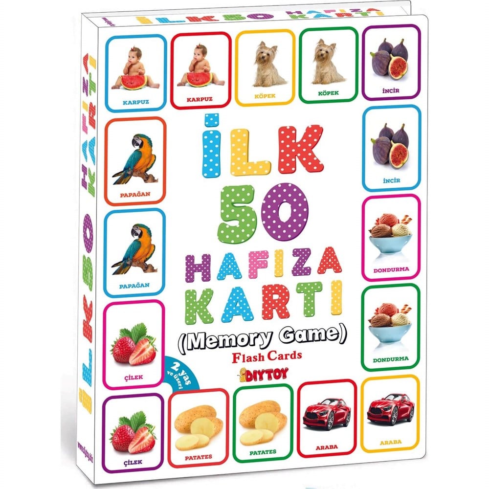 Diytoy ilk 50 Hafıza Kartı TAB MG1475 Diytoy TAB MG1475