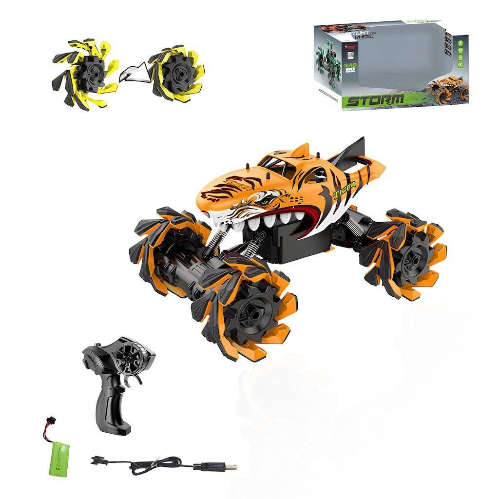 Vardem Uzaktan Kumandalı Full Fonksiyon Şarjlı 2.4 Ghz 2 Hız Açılır Tekerlekli Akrobat Tiger Turuncu Vardem VAR SYR 666 784 T