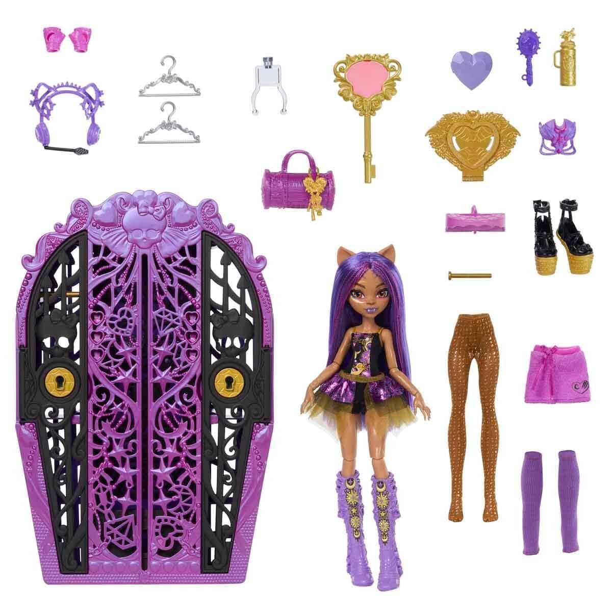 Monster Mysteries ile Gizemli Arkadaşlar Clawdeen Wolf HYB12-HXH85 Monster High	 HXH85
