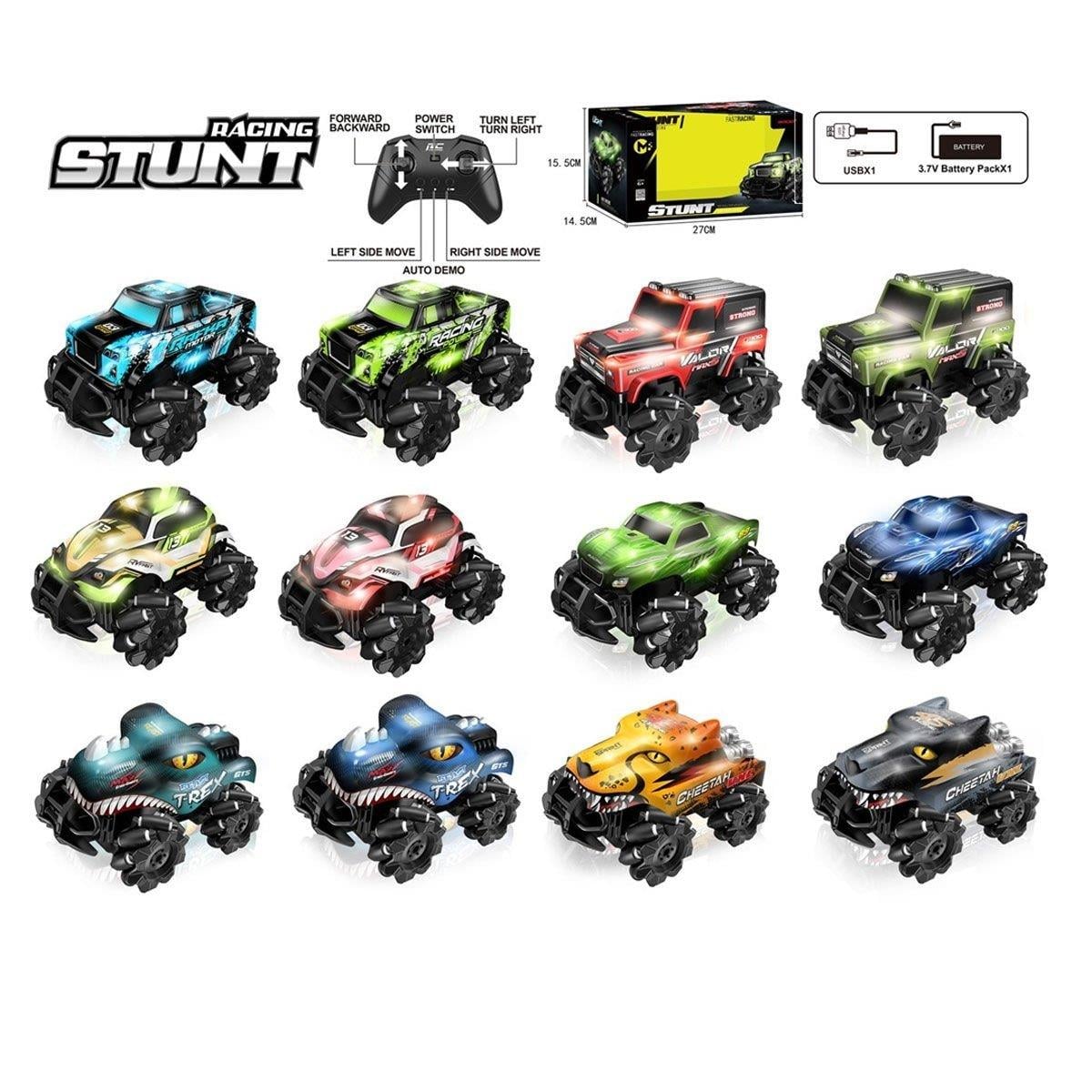 UK FF SARJLI 2.4G STUNT 4X4 ISIKLI ARABA Diğer SYR 666 842CA