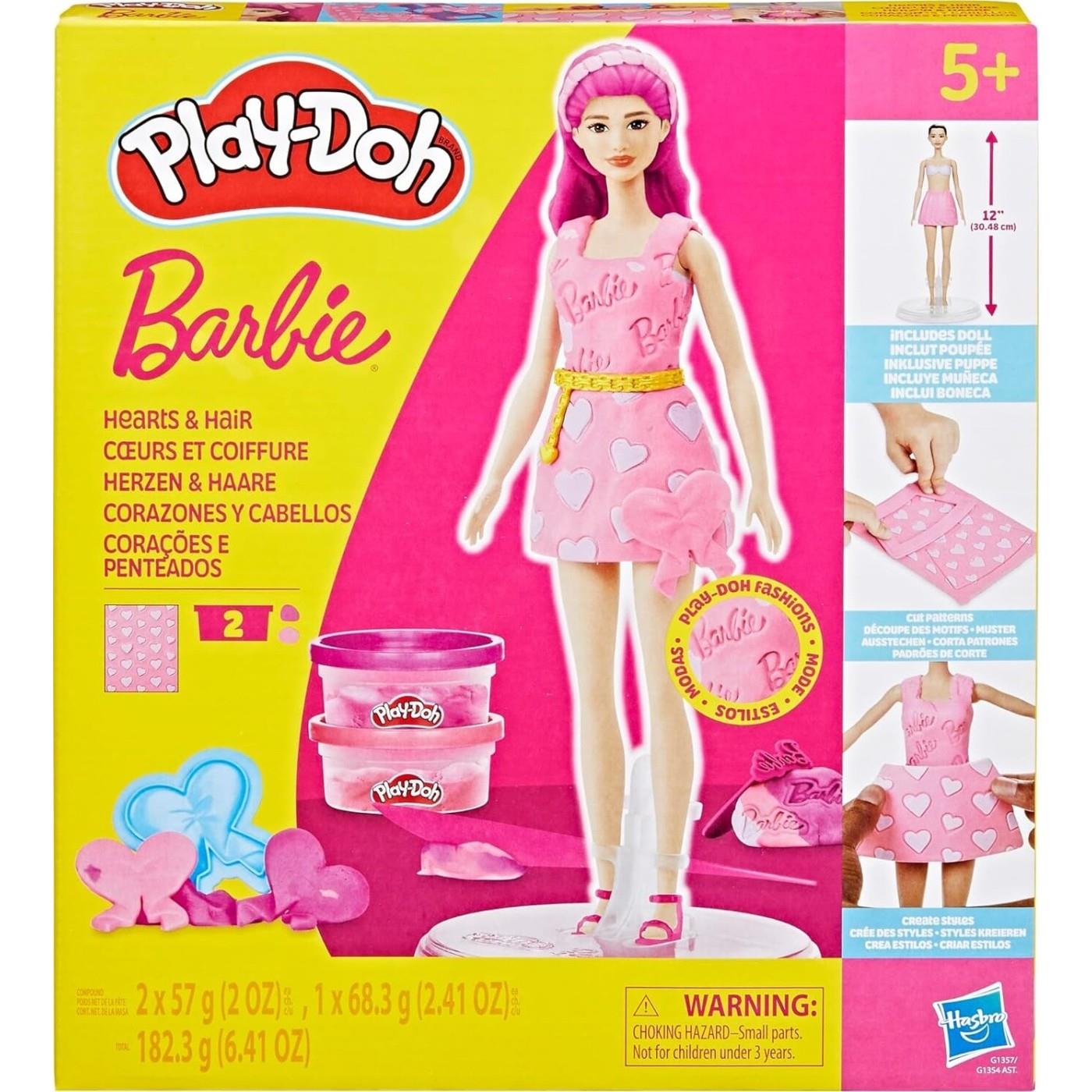 Play Doh Barbie Hearts and Hair G1357 Play Doh G1357