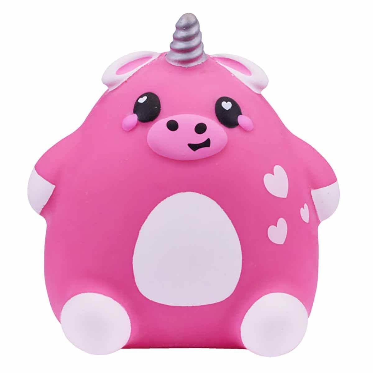 SMOOSHZEES MINI CUTZEES SQUISHY FIGUR SERI1 MH004001 - PEMBE UNICORN SCARLET Diğer MH004001 PUS
