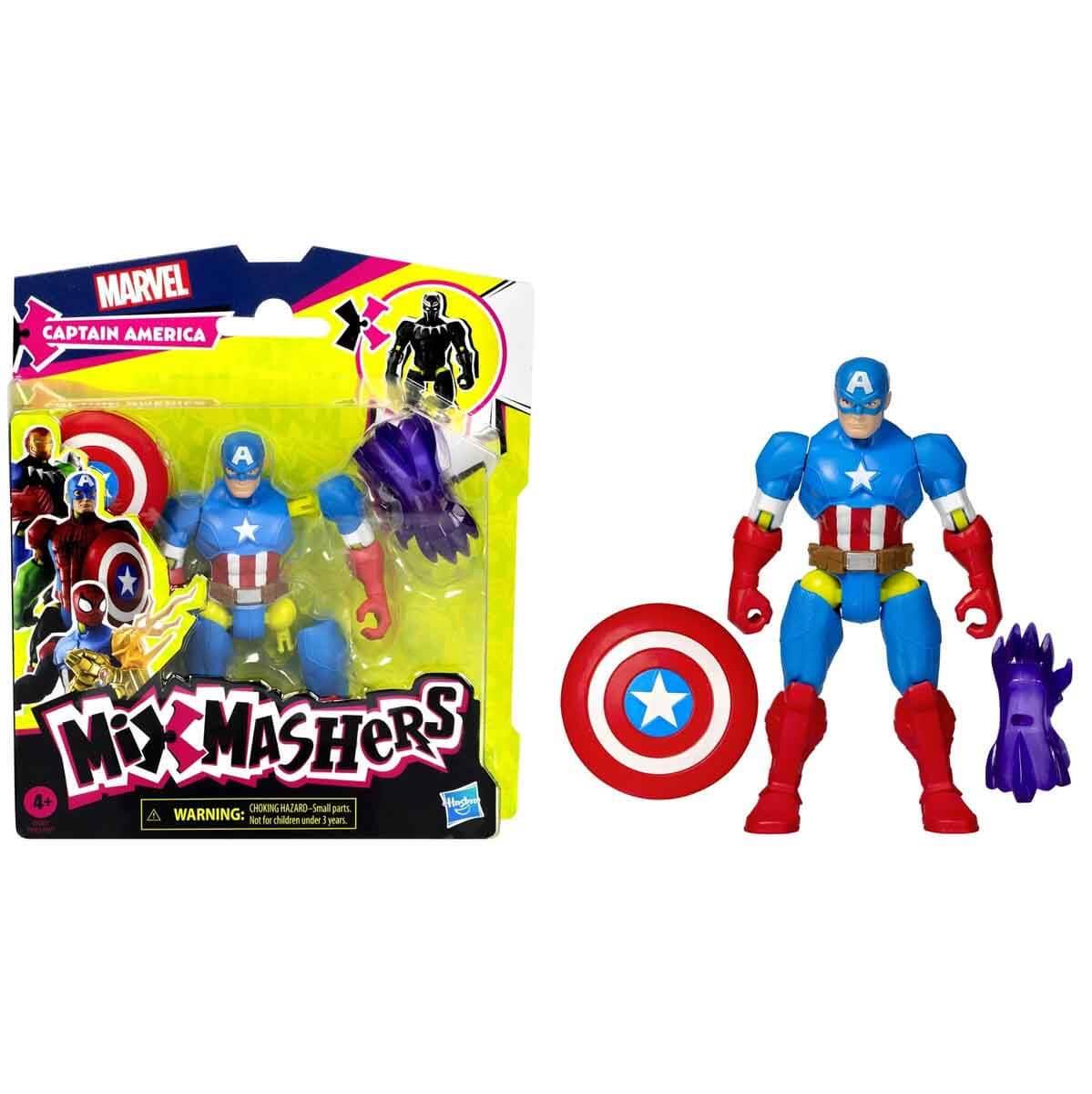AVENGERS MIXMASHERS CAPTAIN AMERICA AKSIYON FIGURU F9265-F9267 Diğer F9267