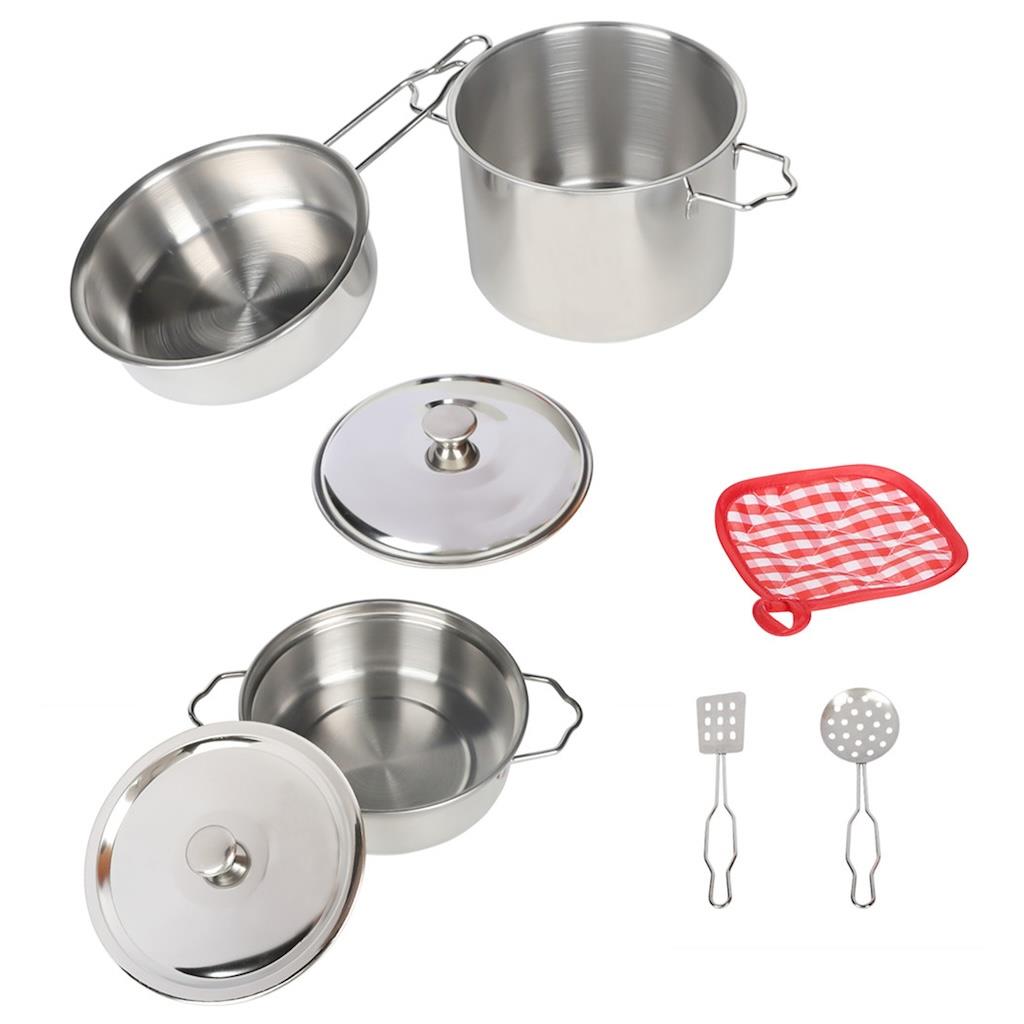 8 PARCA CELIK TENCERE TAVA SET Diğer ATF 1818 3