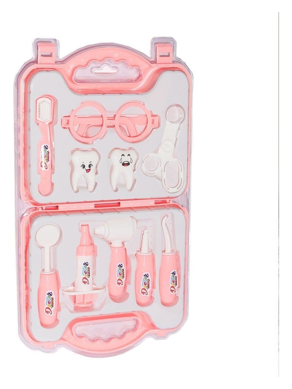 Çantalı Oyuncak Doktor Seti Pembe Dişçi Seti Diğer ERN 2039