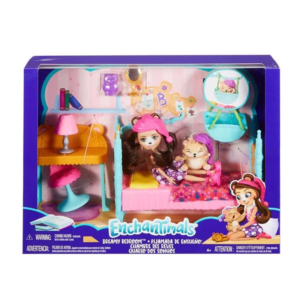 ENCHANTIMALS ODA VE BEBEK OYUN SETI DREAMY BEDROOM FRH46 Enchantimals FRH46