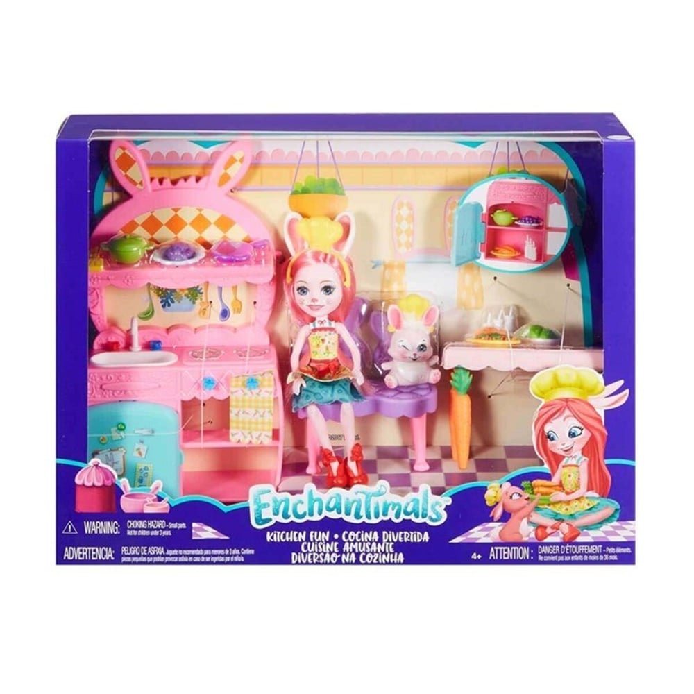 ENCHANTIMALS ODA VE BEBEK OYUN SETI KITCHEN FUN FRH47 Enchantimals FRH47