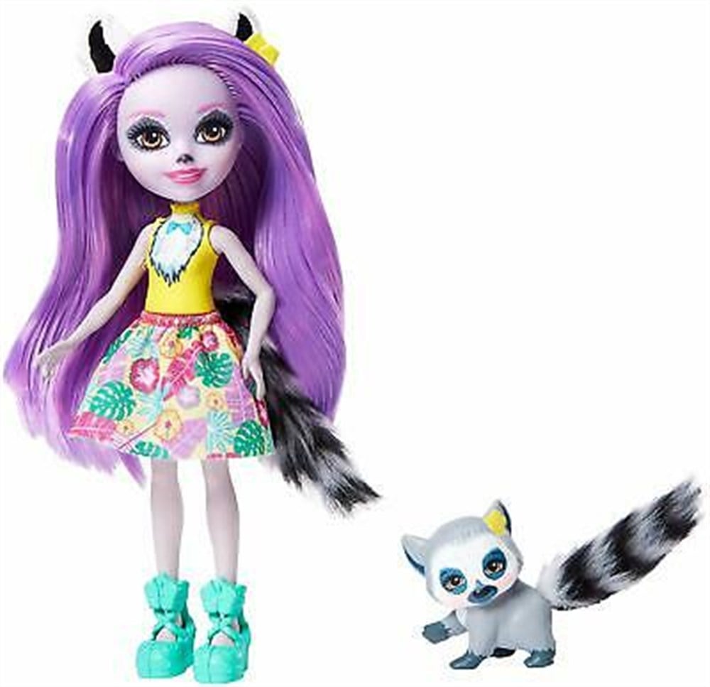 Enchantimals Ana Karakter Bebekler Larissa Lemur& Ringlet Dvh87-Gfn44 Enchantimals GFN44