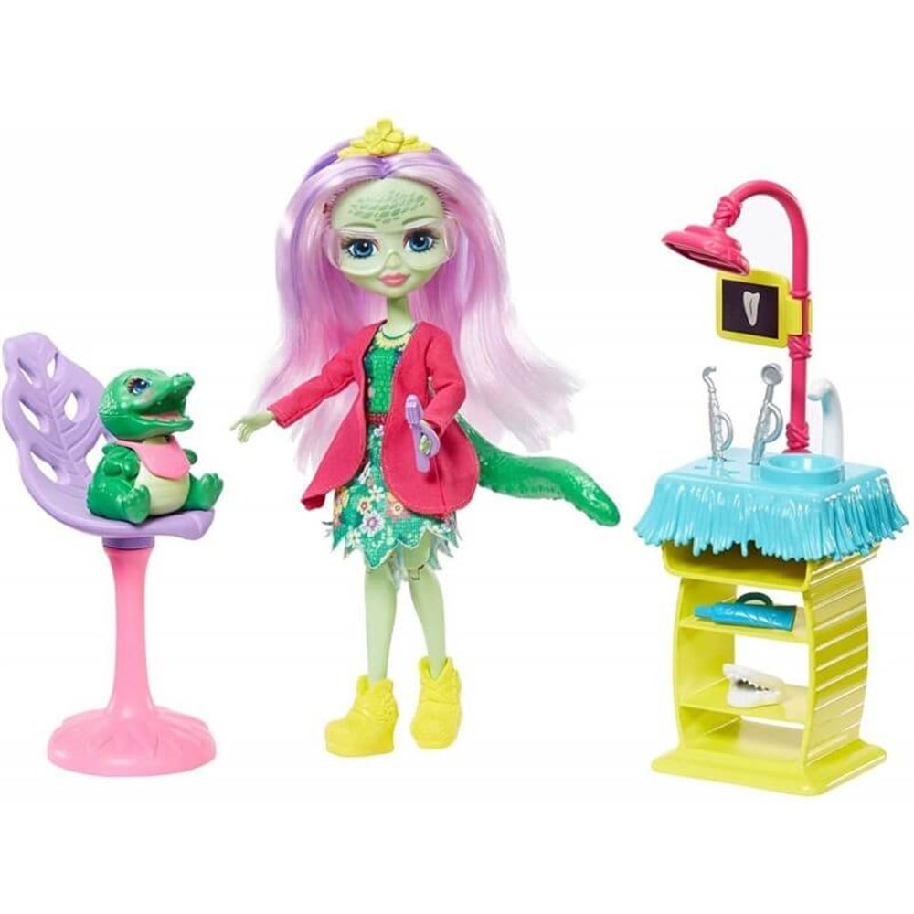 Enchantimals Bebekleri Piknikte Oyun Seti Diş Doktoru Seti Fcc62-Gfn55 Enchantimals GFN55