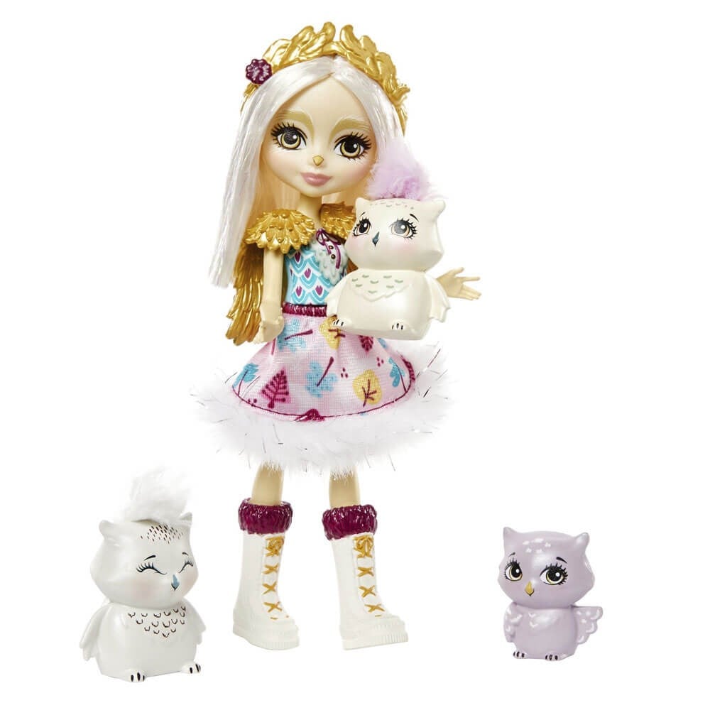 Enchantimals Aile Serileri Oyun Seti Baykuş Ailesi Gjx43-Gjx46 Enchantimals GJX46