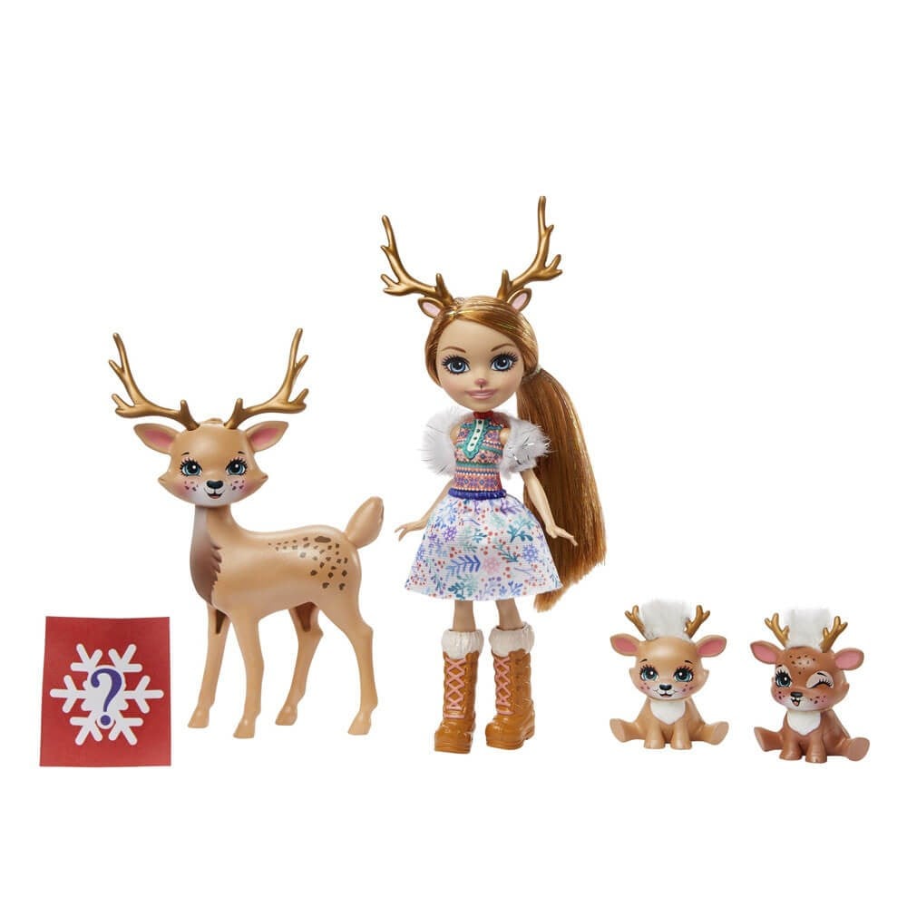Enchantimals Aile Serileri Oyun Seti Geyik Ailesi GJX43-GNP17 Enchantimals GNP17