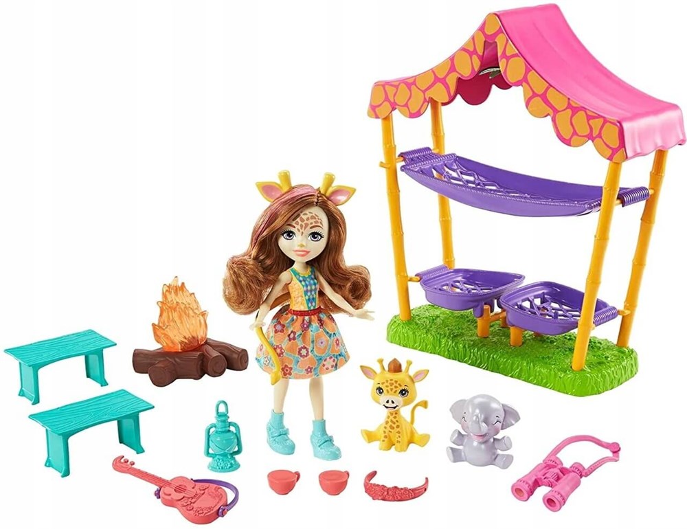 Enchantimals Kamp Eğlencesi Oyun Seti GTM33 Enchantimals GTM33