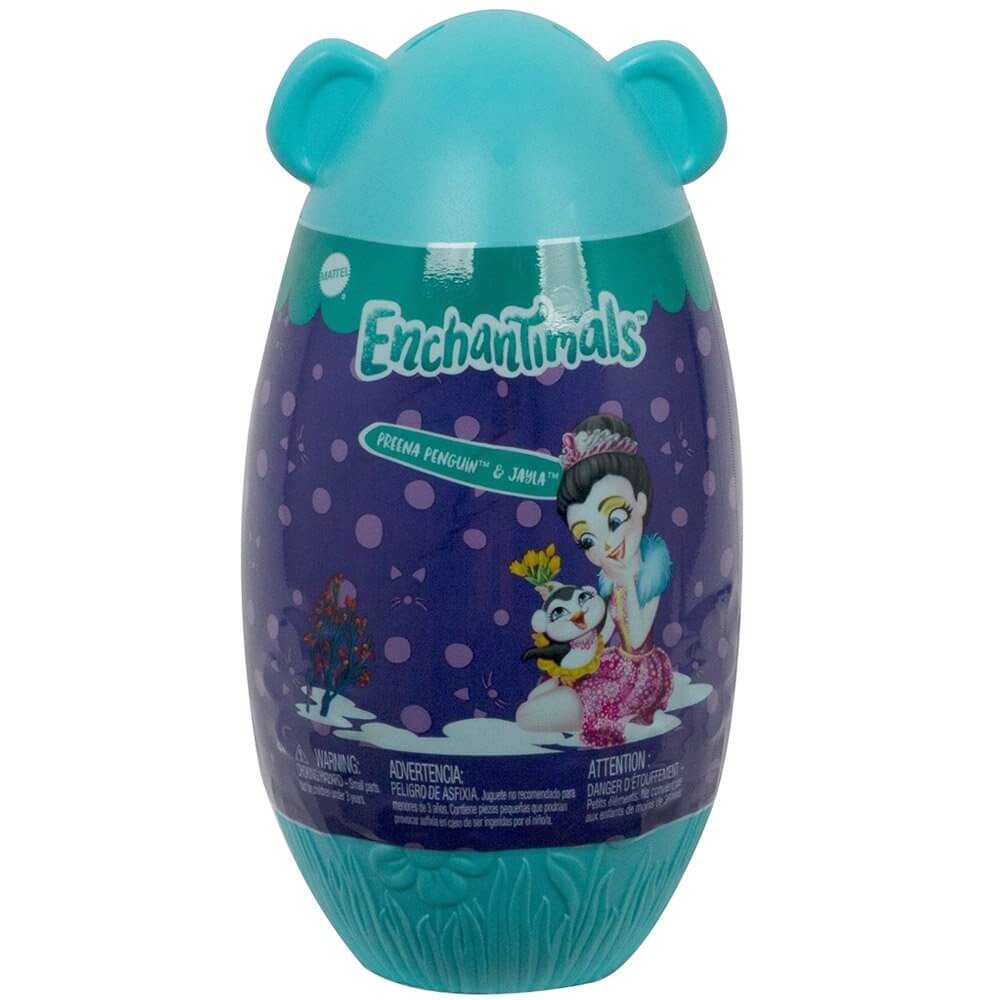 Enchantimals Yumurtadan Çıkan Bebekler Serisi GPL94-GTM37 Preena Penguin & Jayla Enchantimals GTM37