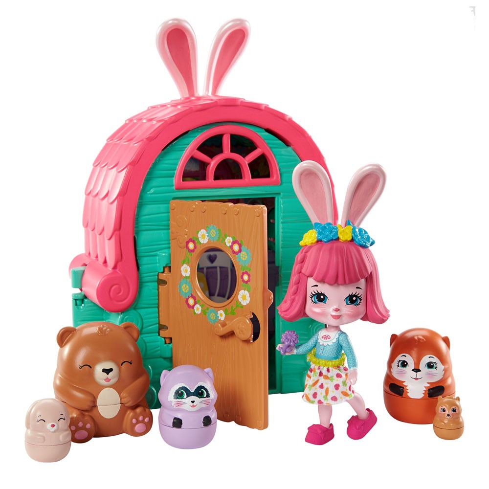 Enchantimals Secret Besties Bebek ve Ev Oyun Seti GTM46-GTM47 Enchantimals GTM47