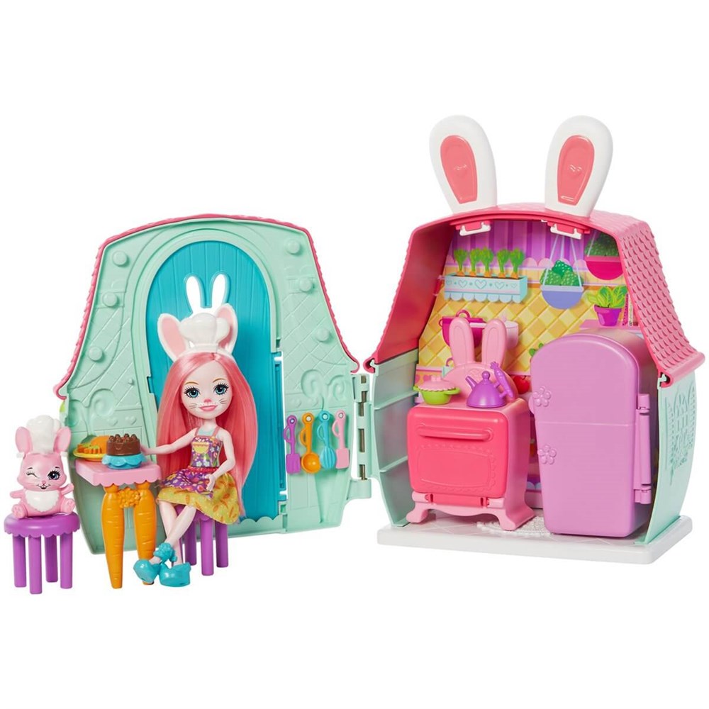 Enchantimals Kulübe Oyun Setleri Bree Bunny GYN59-GYN60 Enchantimals GYN60