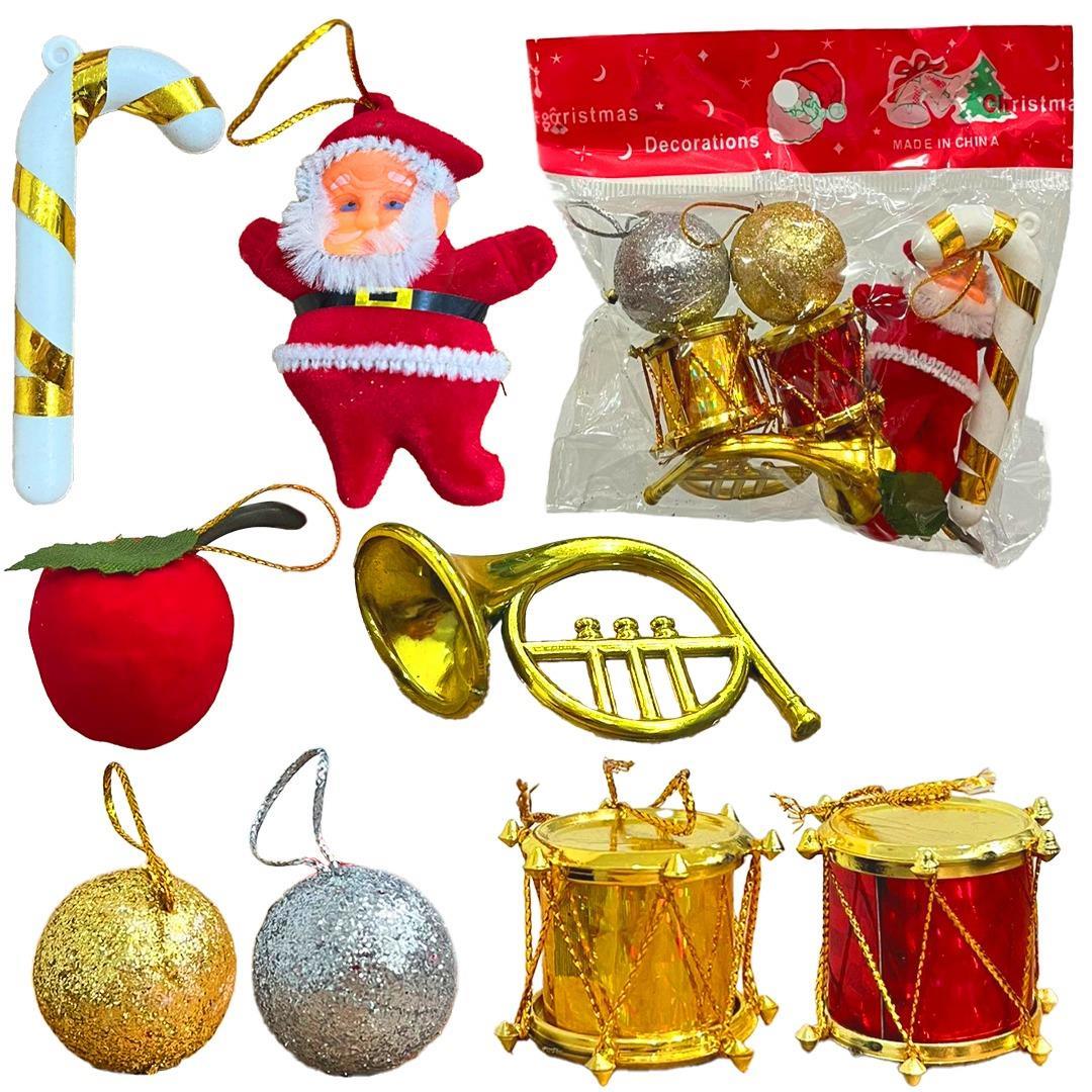 Kızılkaya 2308003 Yılbaşı Süsü 8 Parça Küçük Kızılkaya KZL 2308003