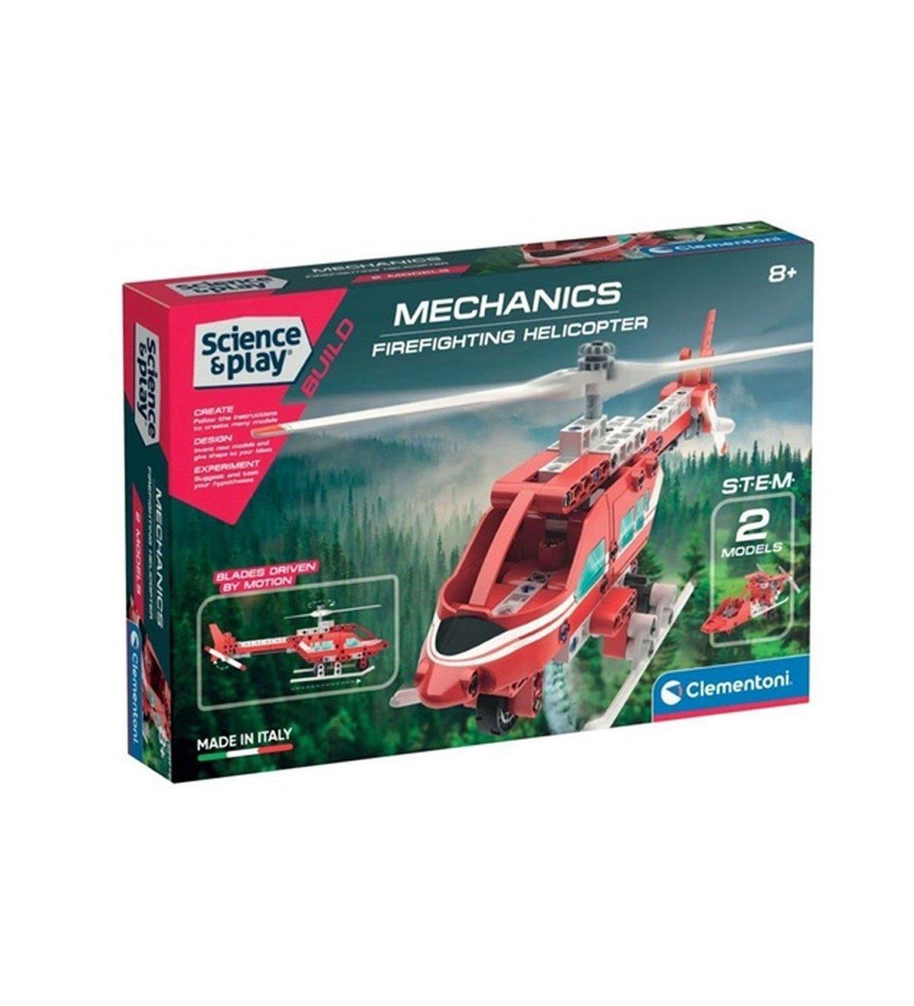 Clementoni Mekanik Laboratuvarı Firefighting Helikopter 75075TR Clementoni CLE 75075