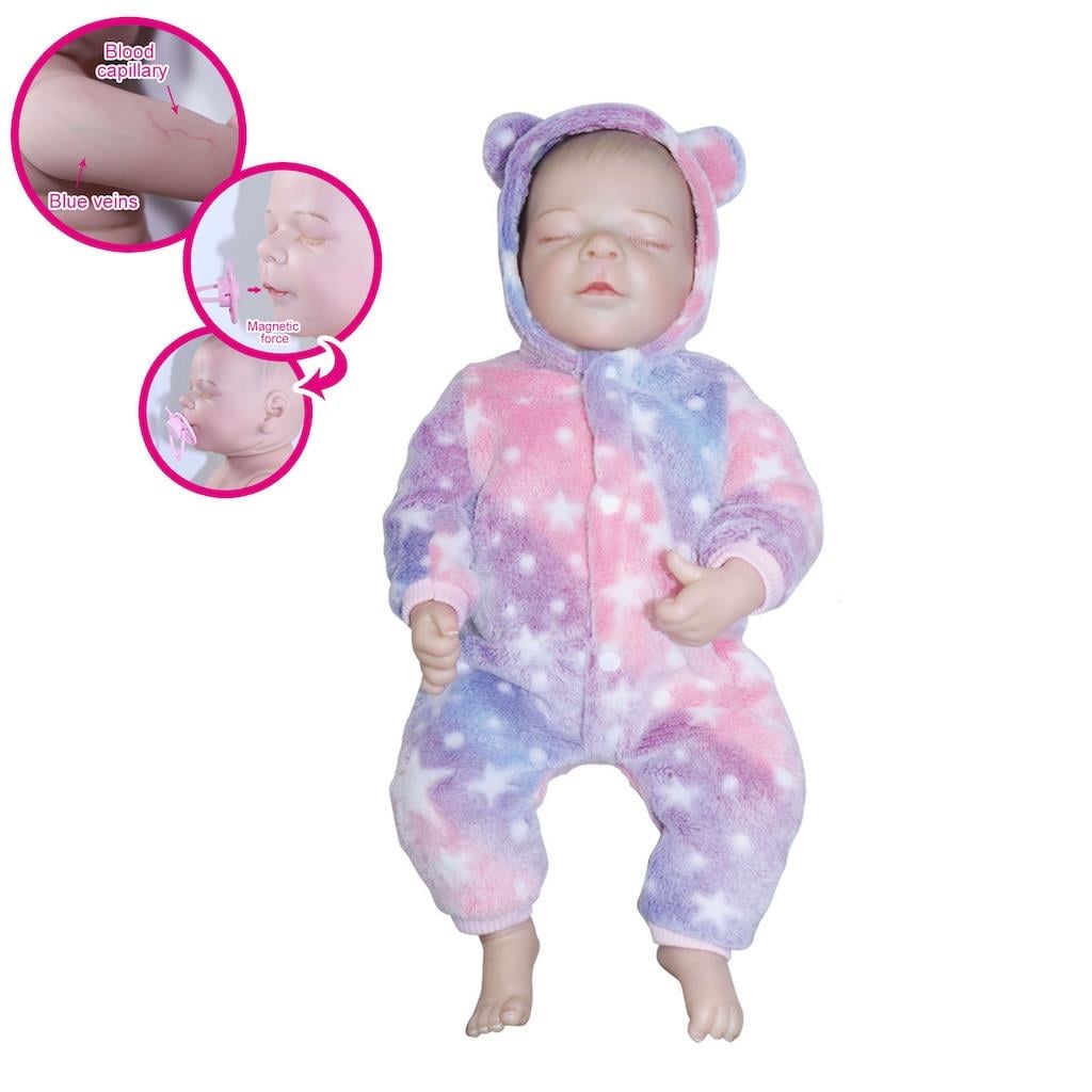 VARDEM KUTULU 43 CM AKSESUARLI GERCEKCI BEBEK EFLATUN Diğer VAR KNG 901 3