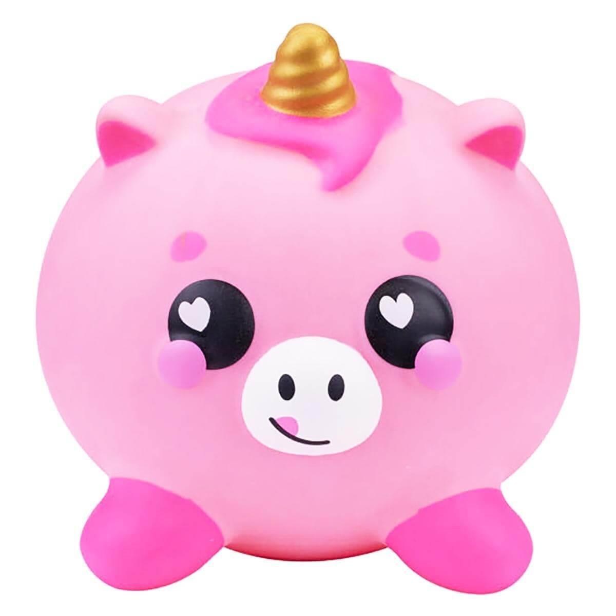 SMOOSHZEES MIDI LUVZEES SQUISHY FIGUR SERI1 MH003001 - PEMBE UNICORN ZAPPY Diğer MH003001 PUZ