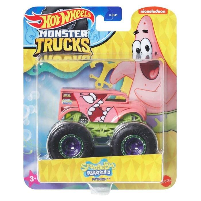 HOT WHEELS MONSTER TRUCKS GOSTERI DUNYASI TEMALI 1:24 ARABALAR PATRICK HJG41-HWN77 Diğer HWN77