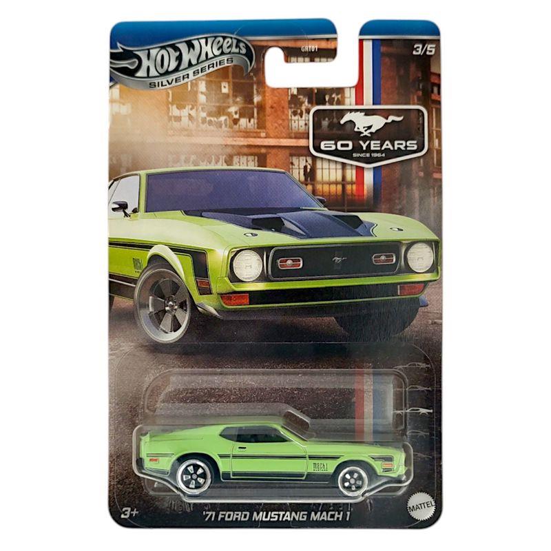 HOT WHEELS SILVER SERIES ARABA 71 FORD MUSTANG MACH 1 GRT01-JBY52 Diğer JBY52
